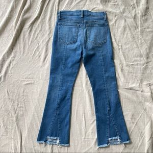 LOFT high waist flare crop jeans